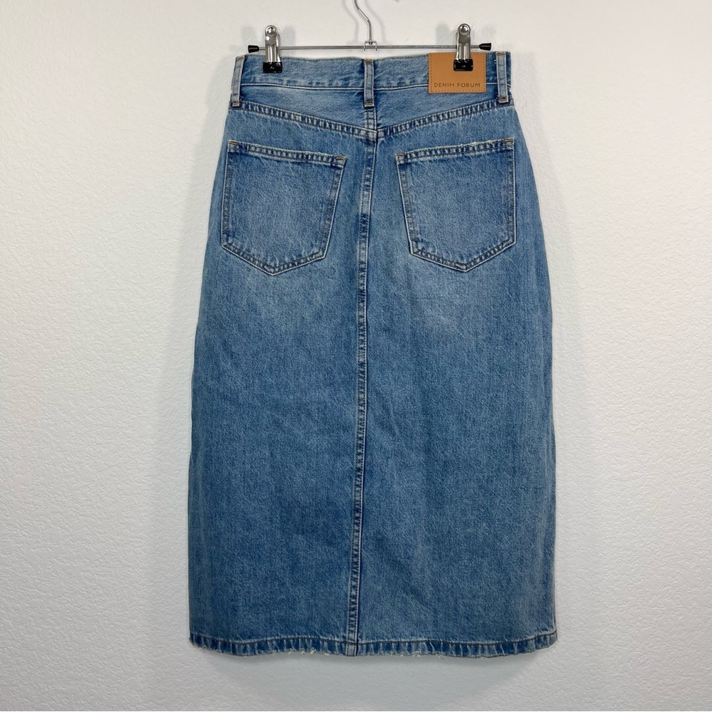Denim Forum The 90s Halle Skirt‎ Midi length size 25 - Picture 3 of 11